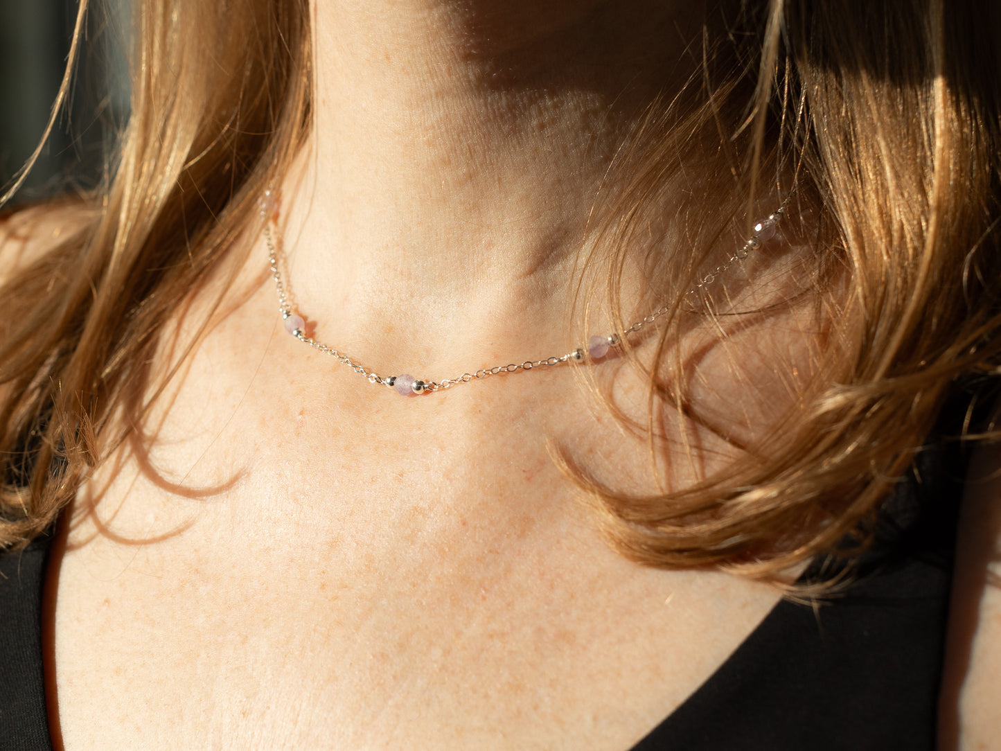 Collier Lou - Améthyste