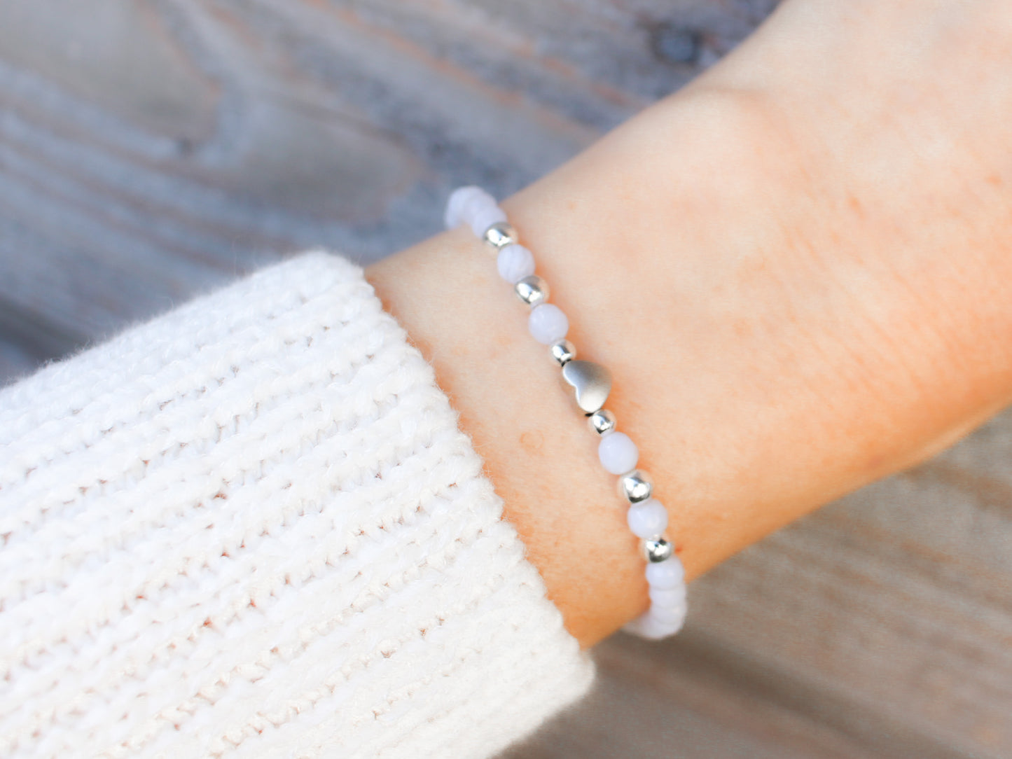 Bracelet Célia - Calcédoine