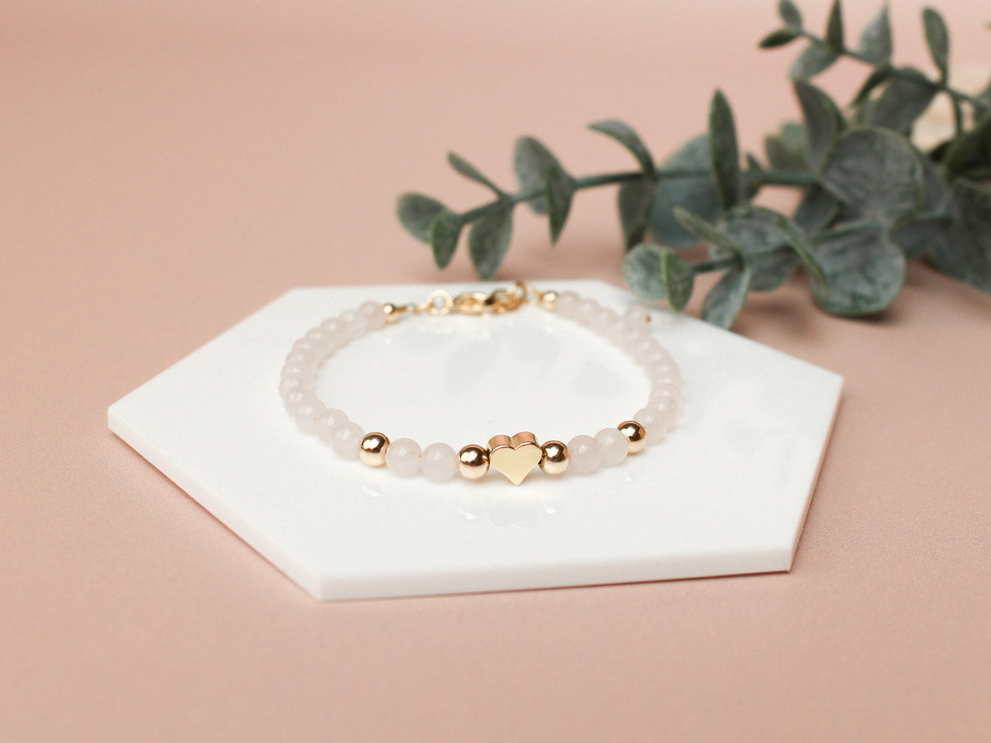 Bracelet Anaïs - Quartz rose