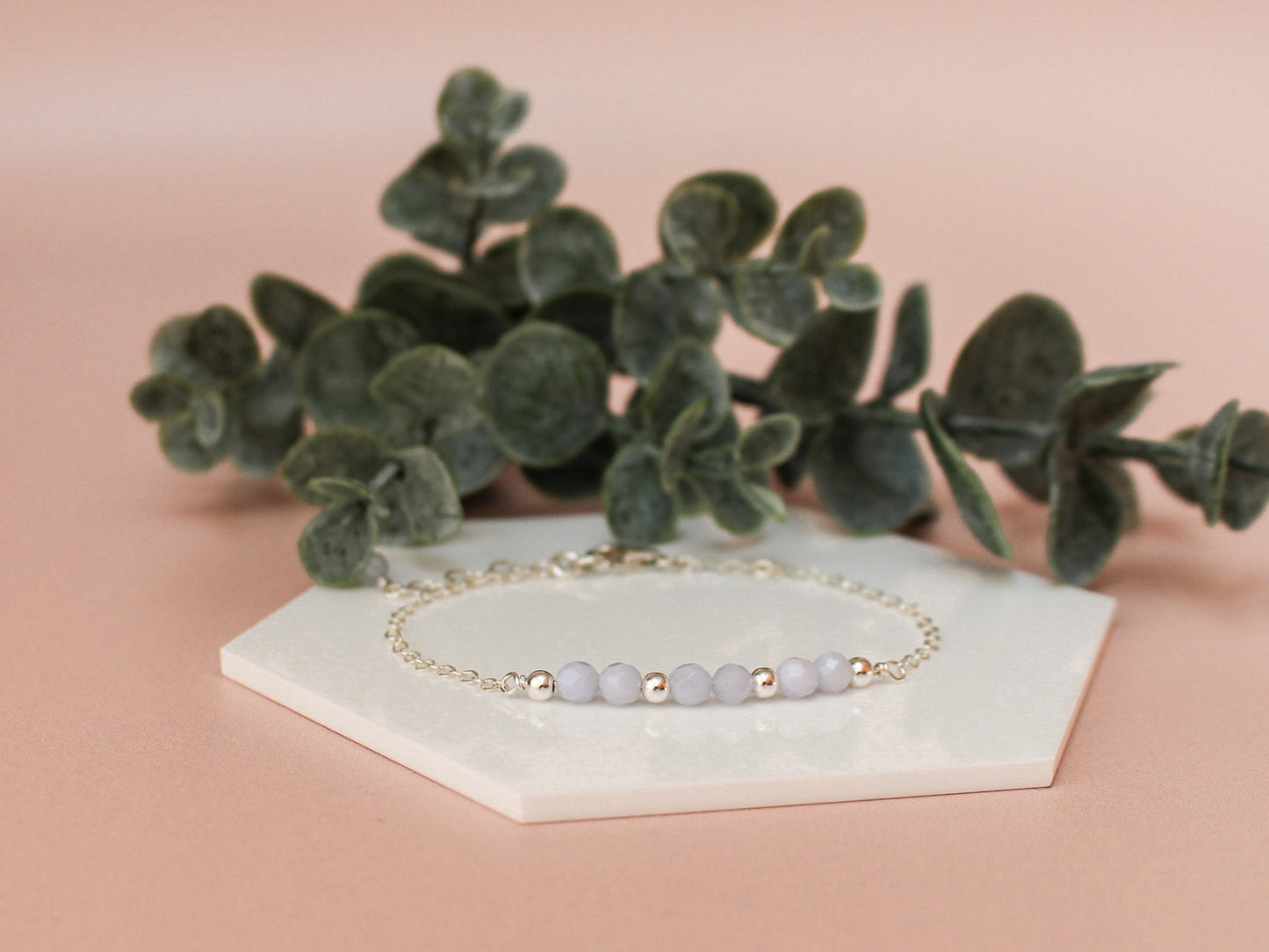 Bracelet Lyana - Calcédoine
