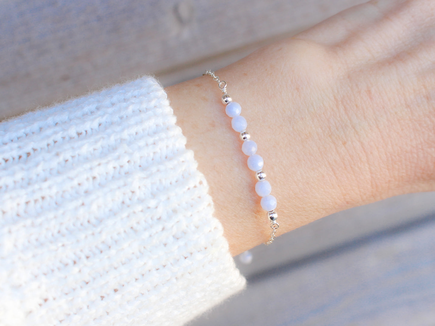 Bracelet Lyana - Calcédoine