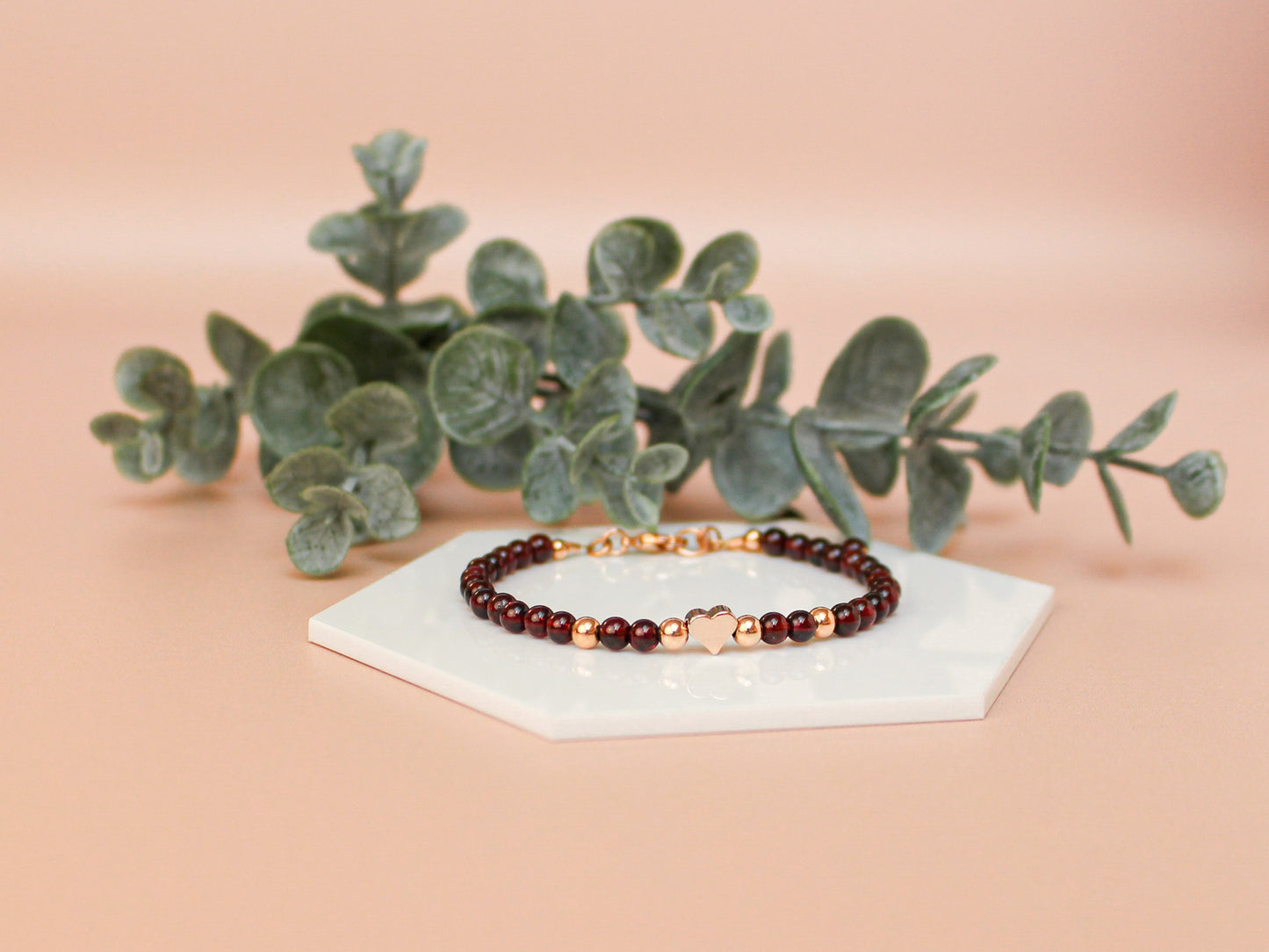 Bracelet Anaïs - Grenat