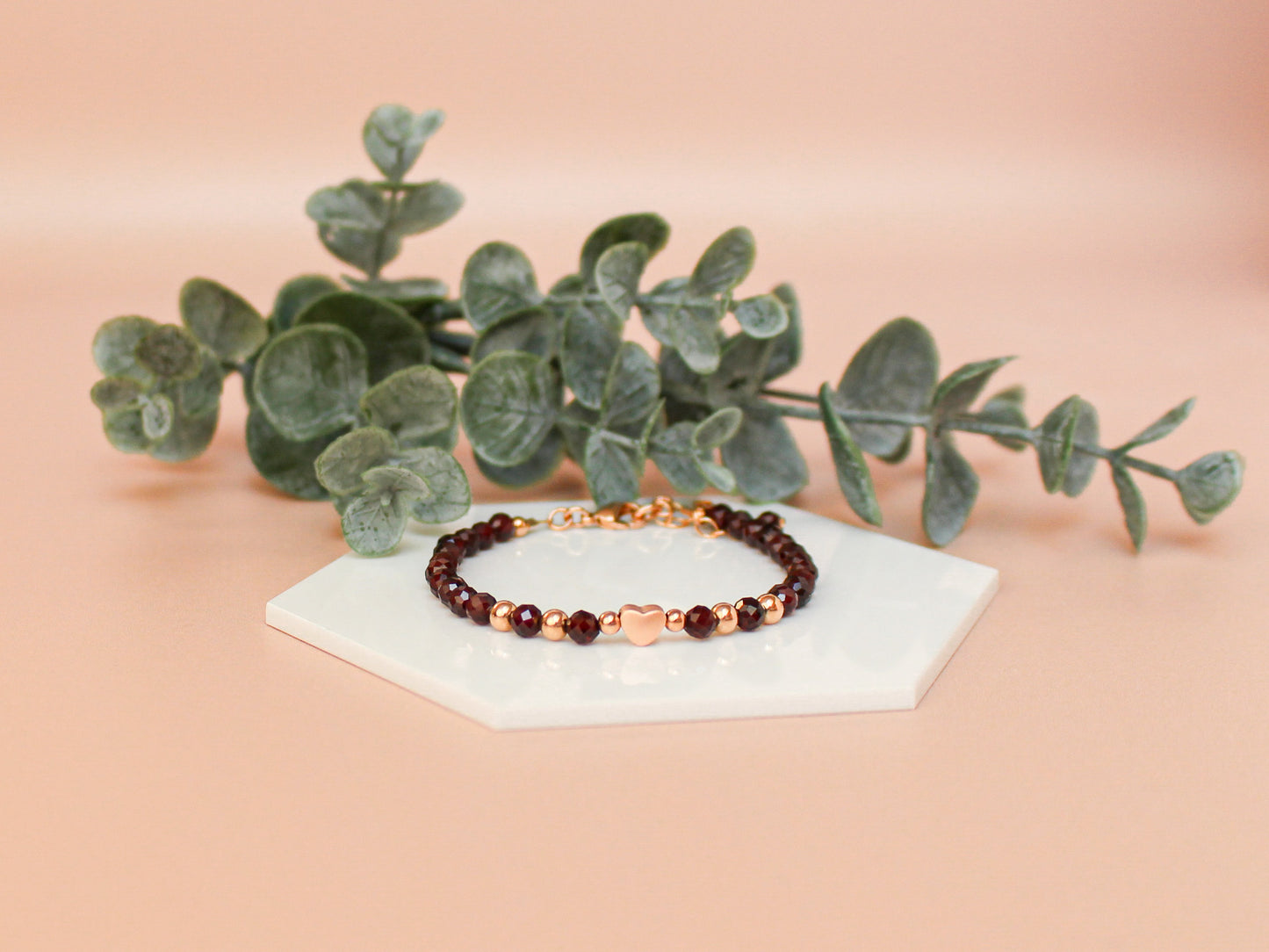 Bracelet Célia - Grenat