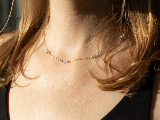 Collier Lou - Améthyste