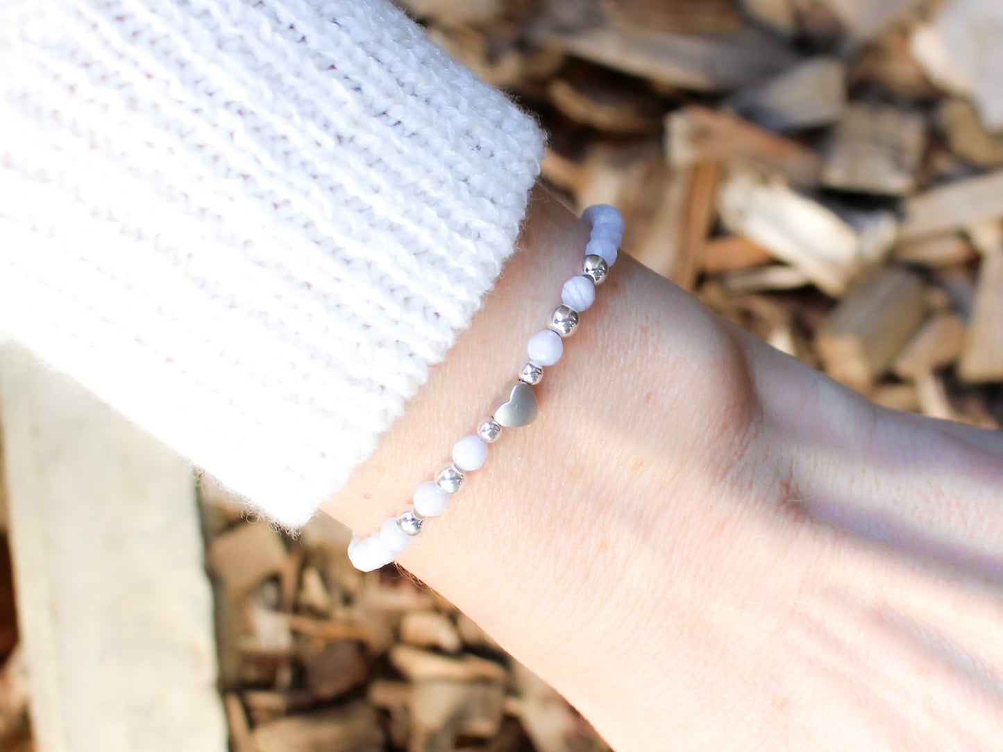 Bracelet Célia - Calcédoine