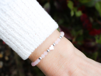 Bracelet Anaïs - Quartz rose