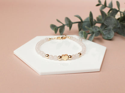 Bracelet Anaïs - Quartz rose