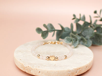 Bracelet Anaïs - Quartz rose