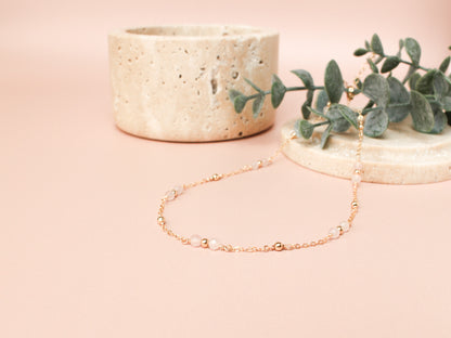 Collier Melinda - Quartz rose