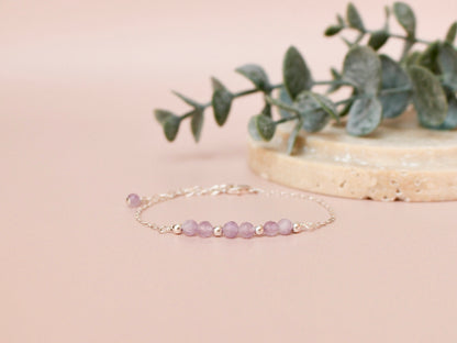 Bracelet Lyana - Améthyste