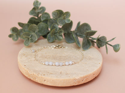 Bracelet Lyana - Calcédoine