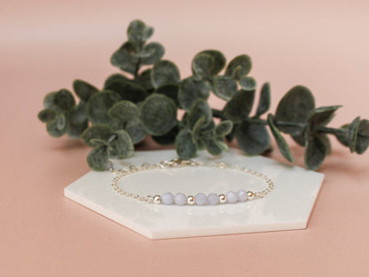 Bracelet Lyana - Calcédoine