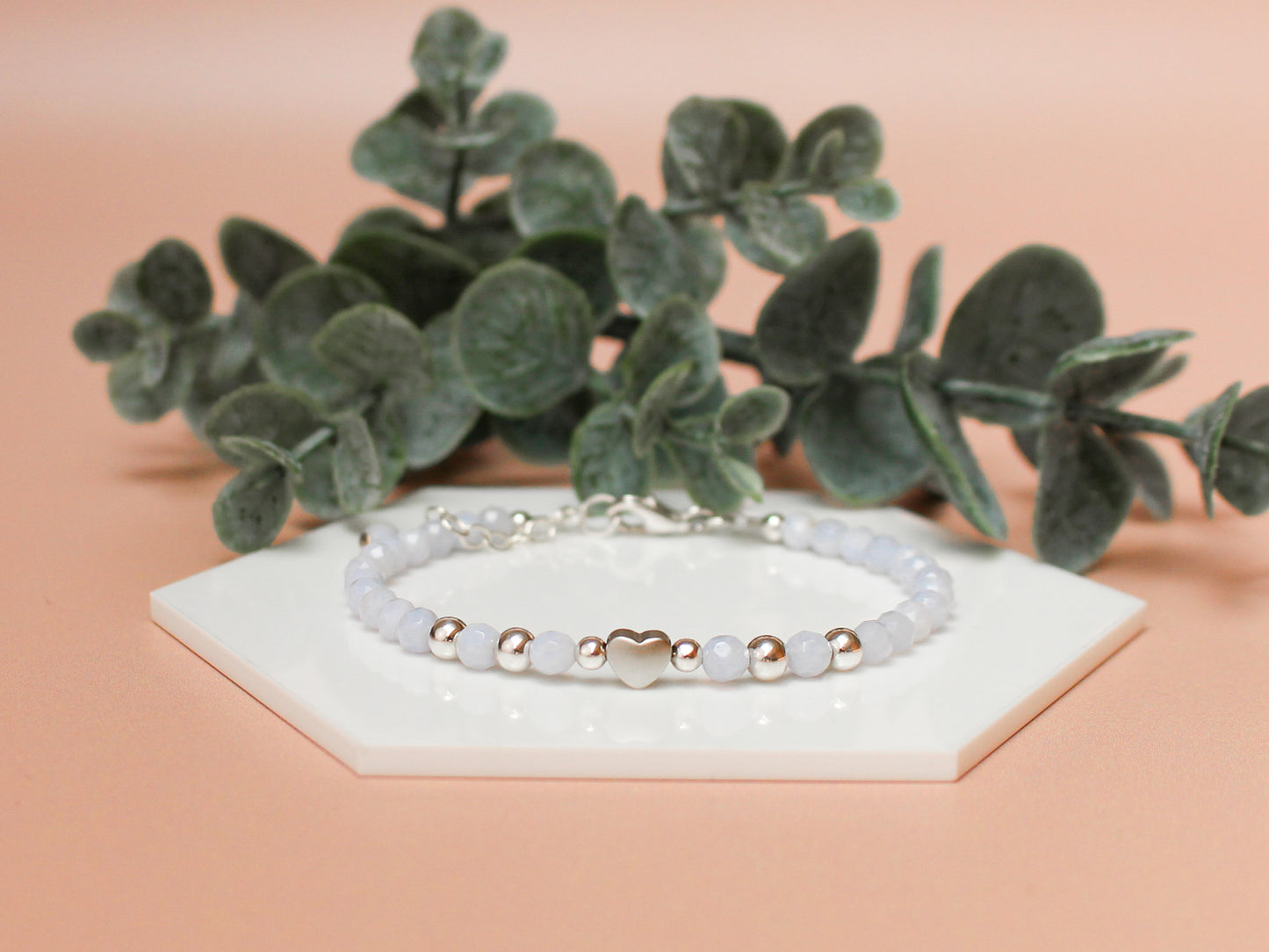 Bracelet Célia - Calcédoine