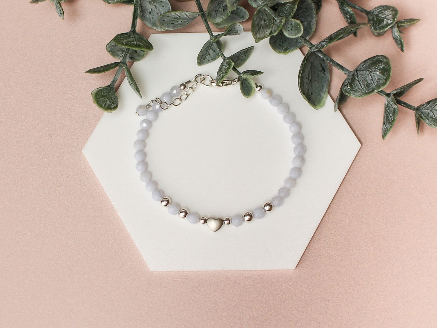 Bracelet Célia - Calcédoine