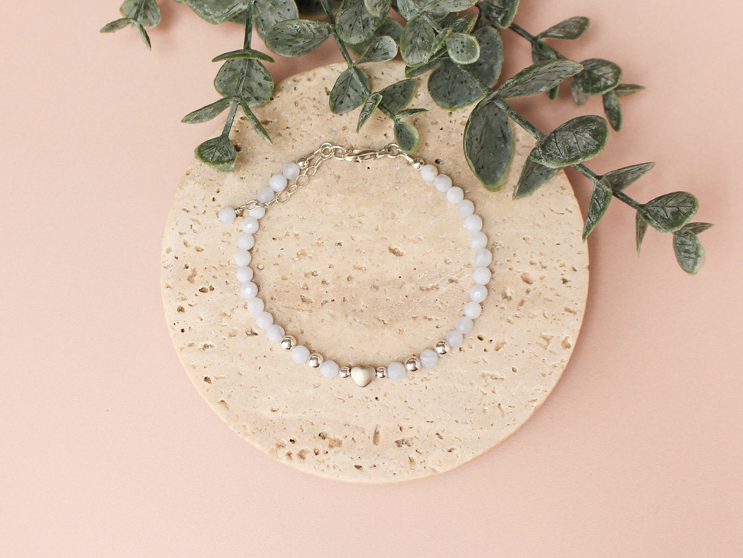 Bracelet Célia - Calcédoine