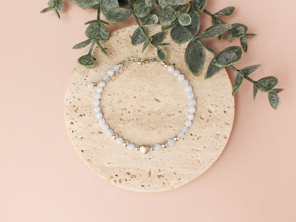 Bracelet Célia - Calcédoine