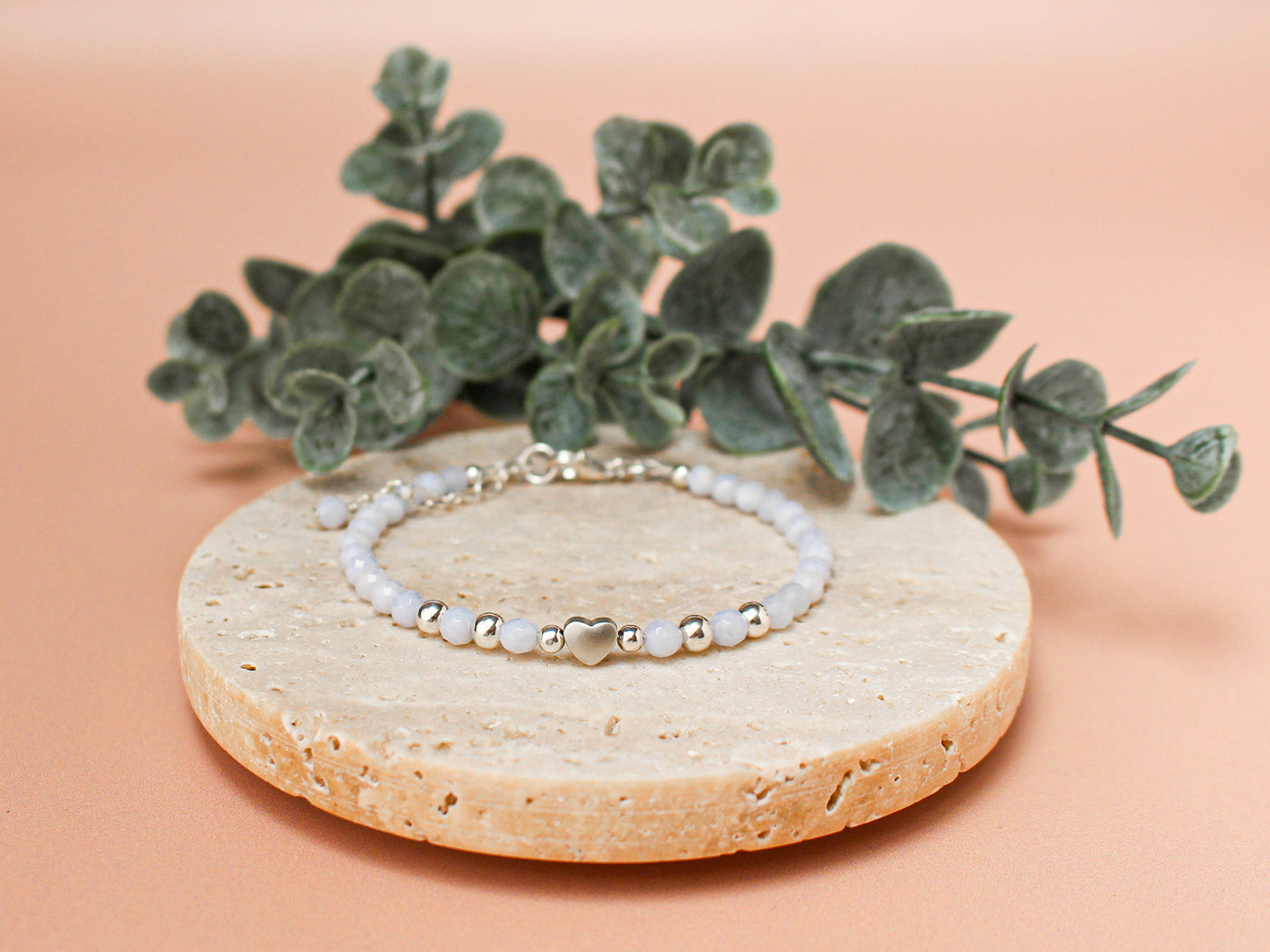 Bracelet Célia - Calcédoine