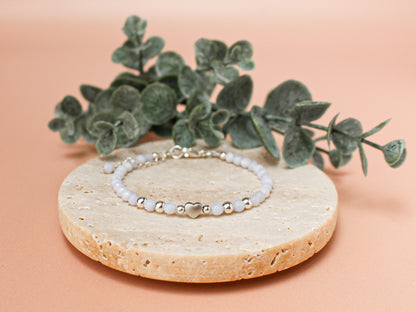 Bracelet Célia - Calcédoine