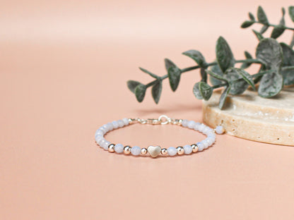 Bracelet Célia - Calcédoine