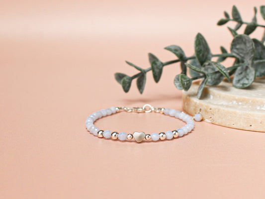 Bracelet Célia - Calcédoine