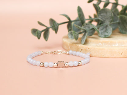 Bracelet Anaïs - Calcédoine