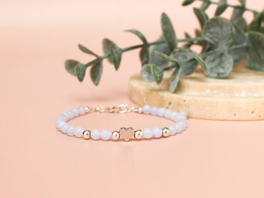 Bracelet Anaïs - Calcédoine