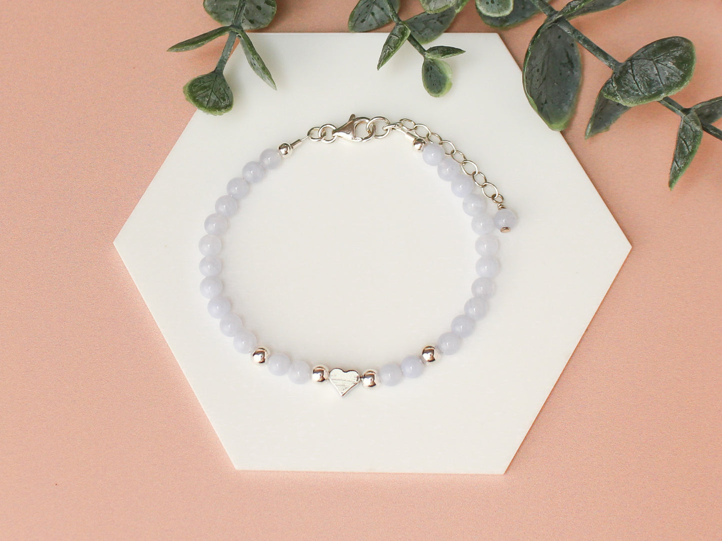 Bracelet Anaïs - Calcédoine