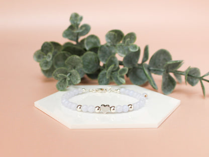 Bracelet Anaïs - Calcédoine