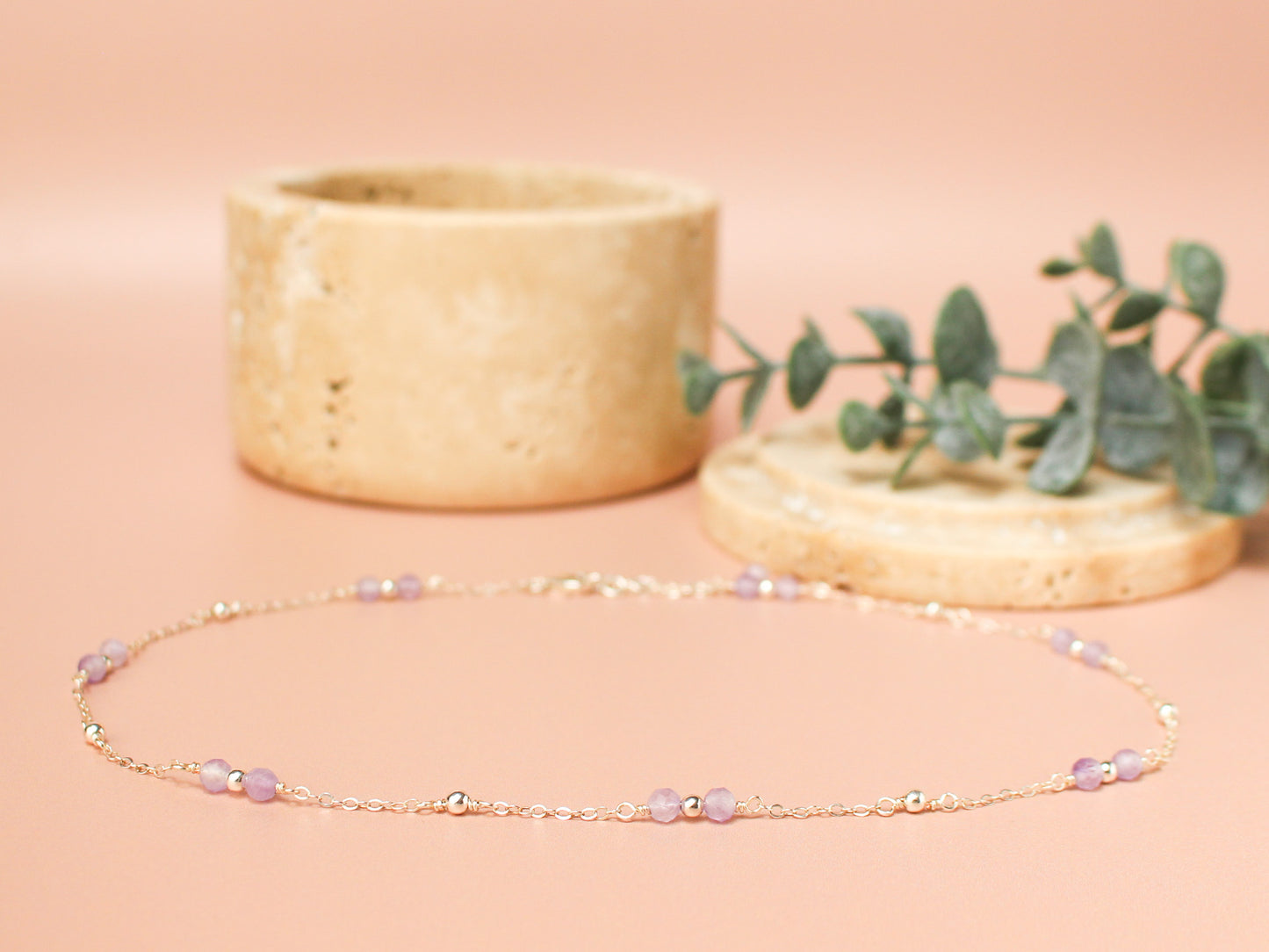 Collier Melinda - Améthyste