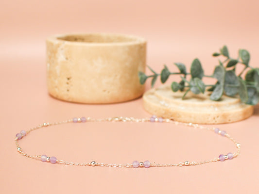 Collier Melinda - Améthyste