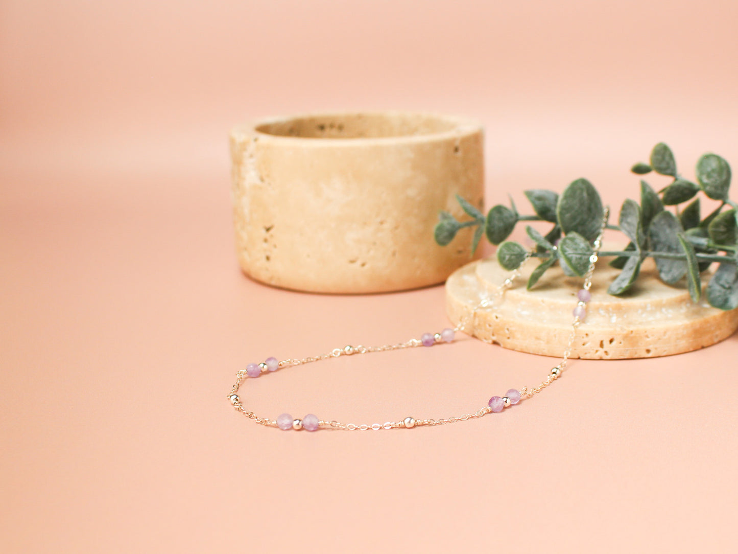 Collier Melinda - Améthyste