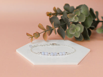 Bracelet Lyana - Calcédoine