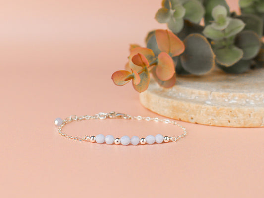 Bracelet Lyana - Calcédoine