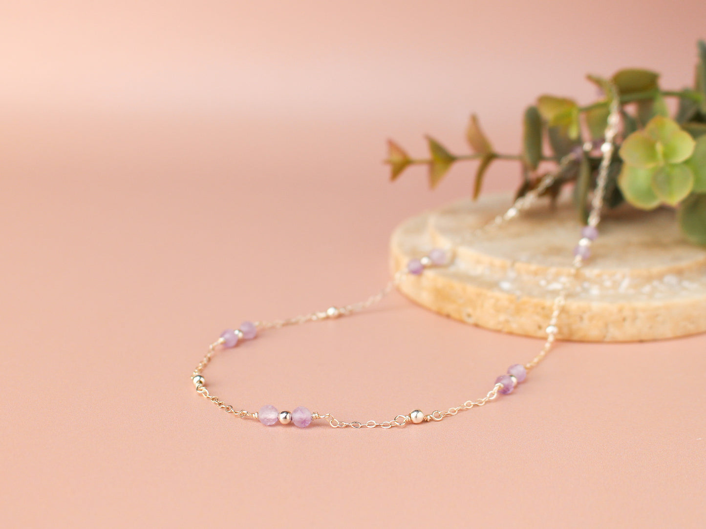 Collier Melinda - Améthyste