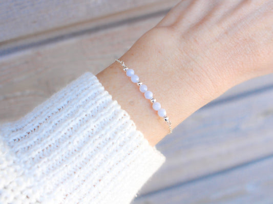 Bracelet Lyana - Calcédoine