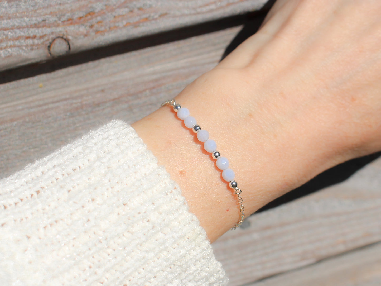 Bracelet Lyana - Calcédoine