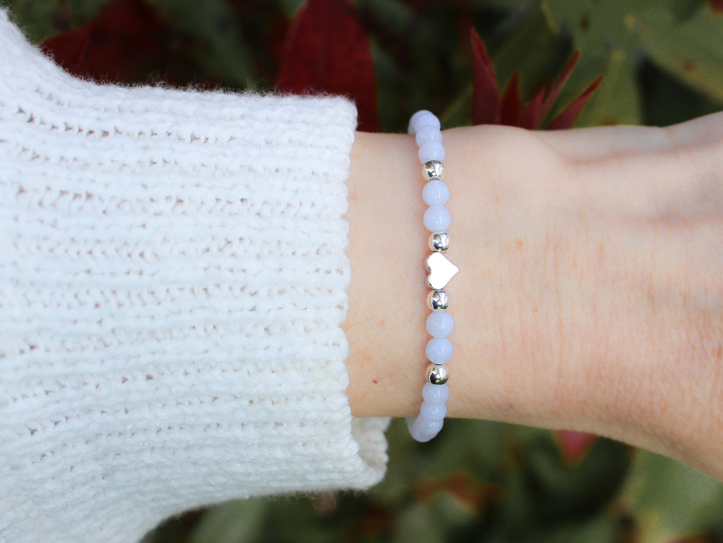 Bracelet Anaïs - Calcédoine