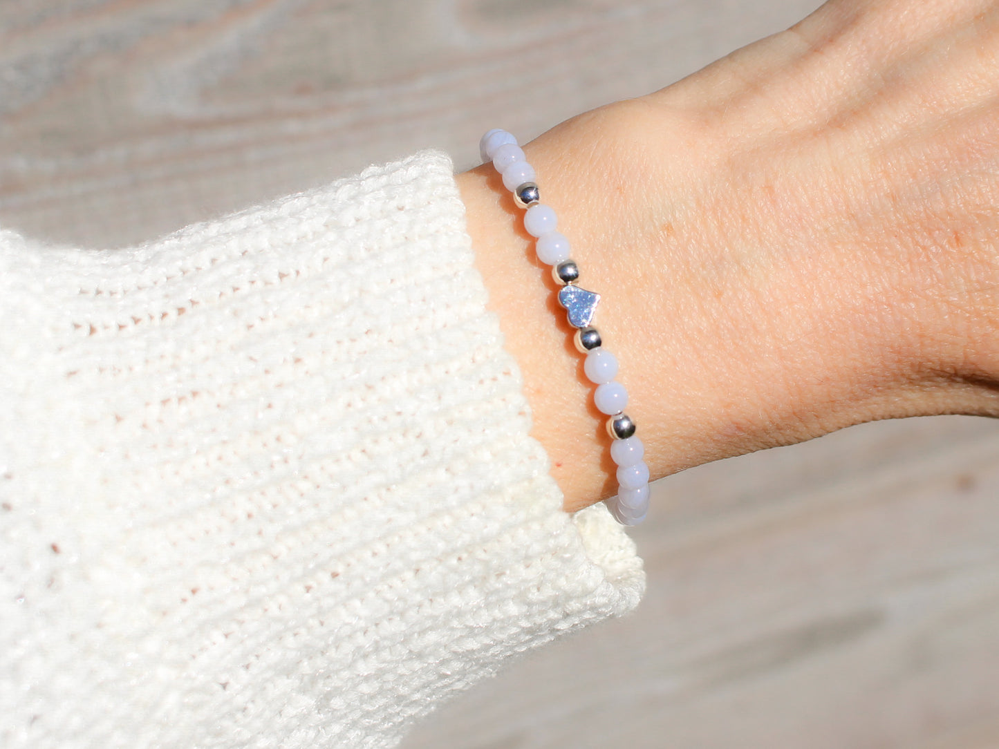 Bracelet Anaïs - Calcédoine