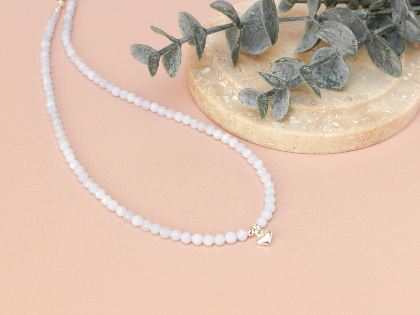 Collier Mia - Calcédoine