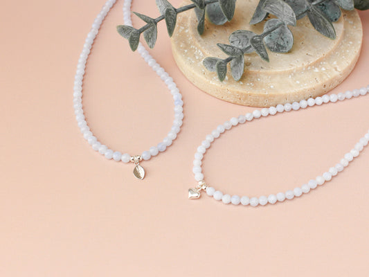 Collier Mia - Calcédoine