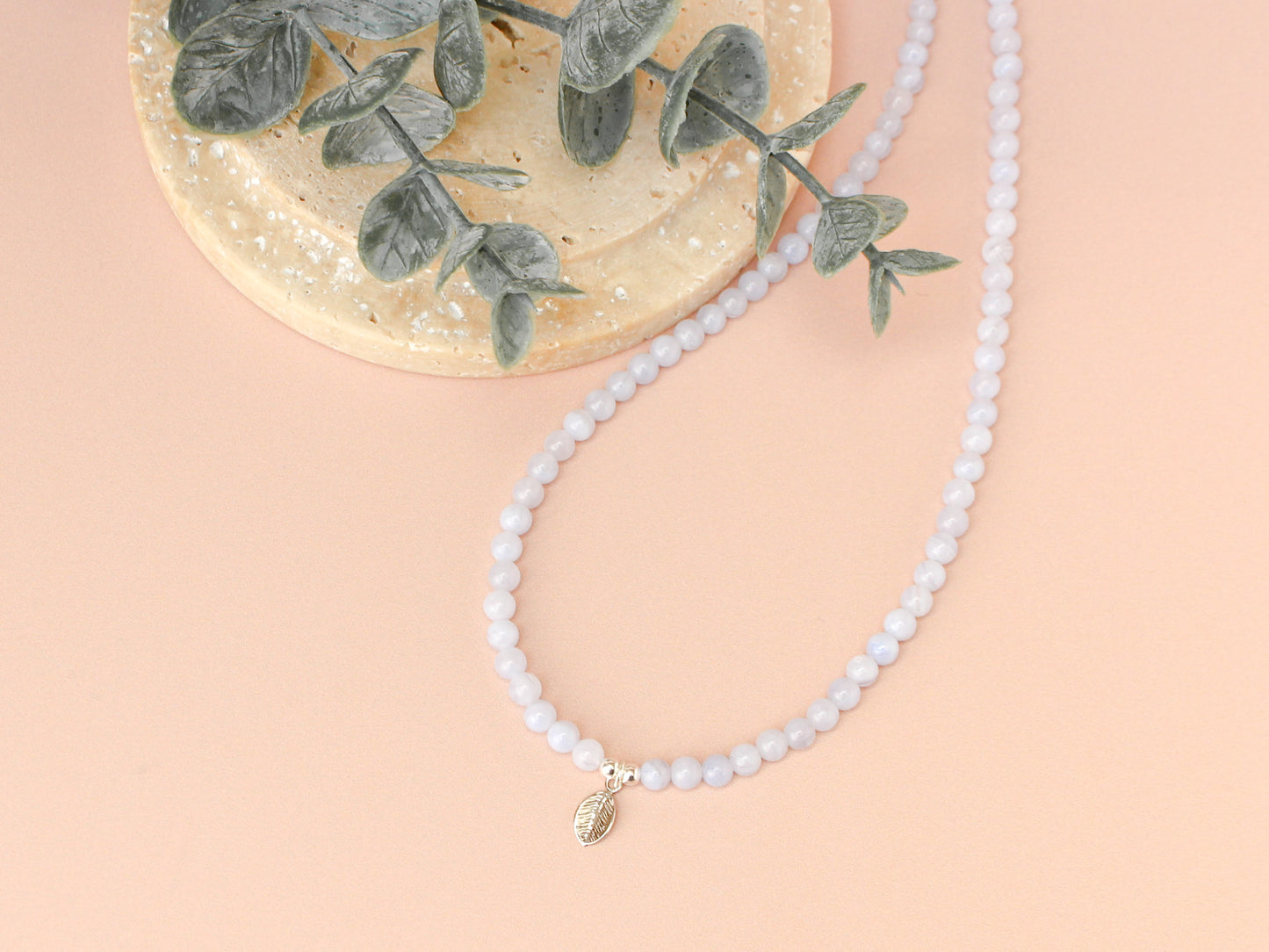 Collier Mia - Calcédoine