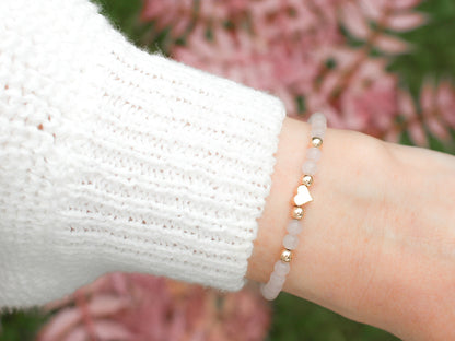 Bracelet Anaïs - Quartz rose