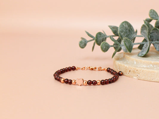 Bracelet Anaïs - Grenat