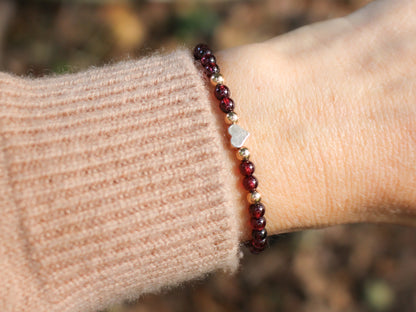 Bracelet Anaïs - Grenat